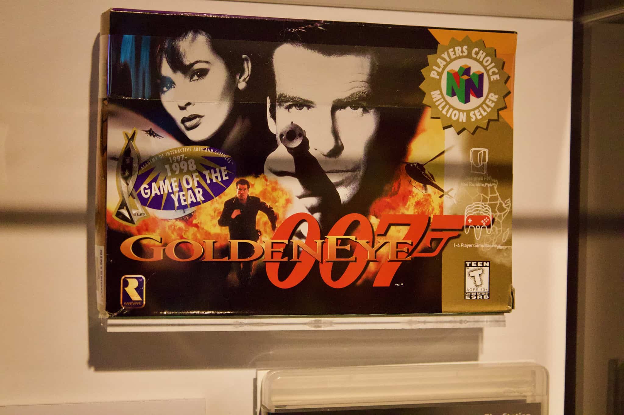 golden eye 007 on a computer screen