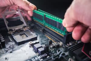 The installation of dual-channel RAM