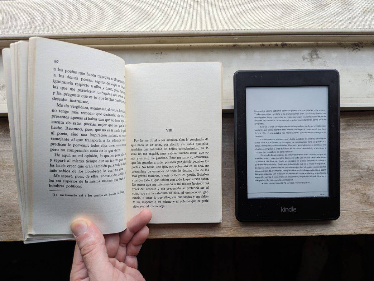 Kindle vs. Books