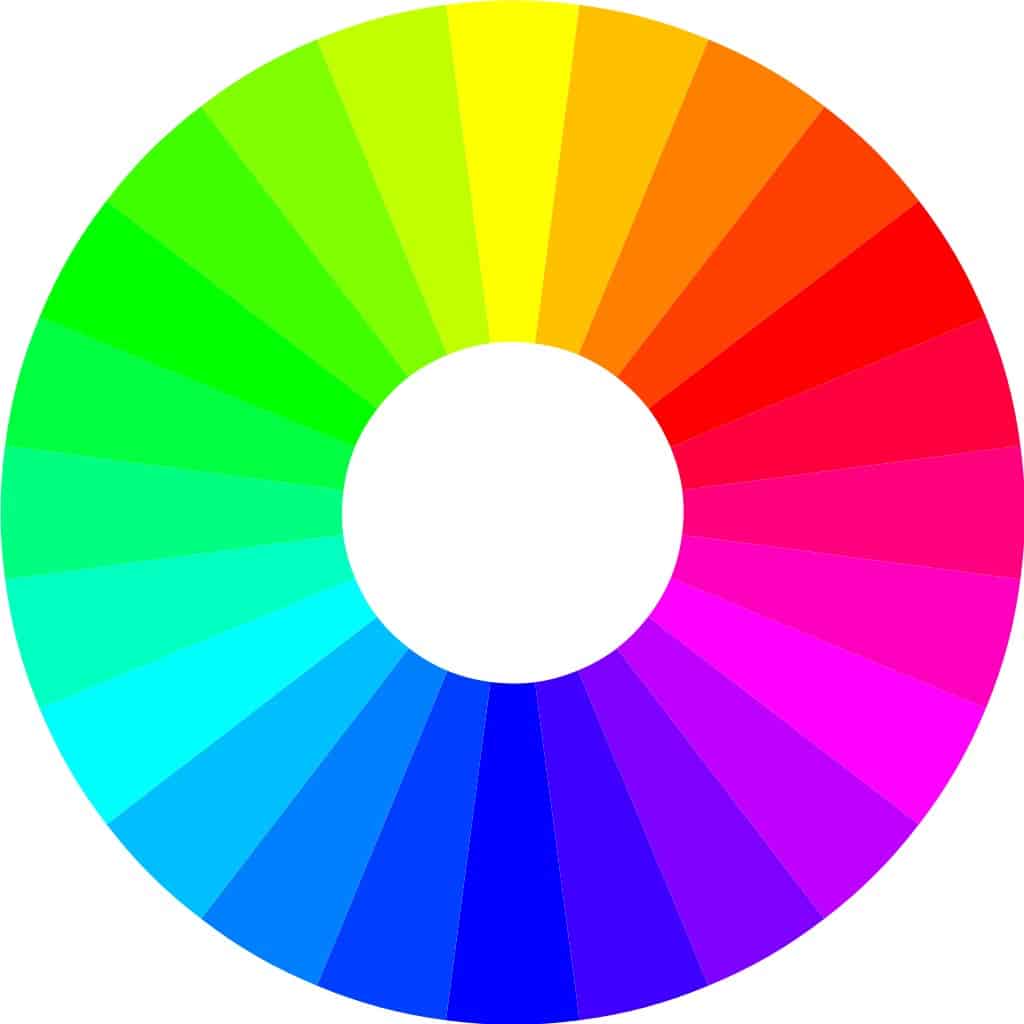 RGB color wheel