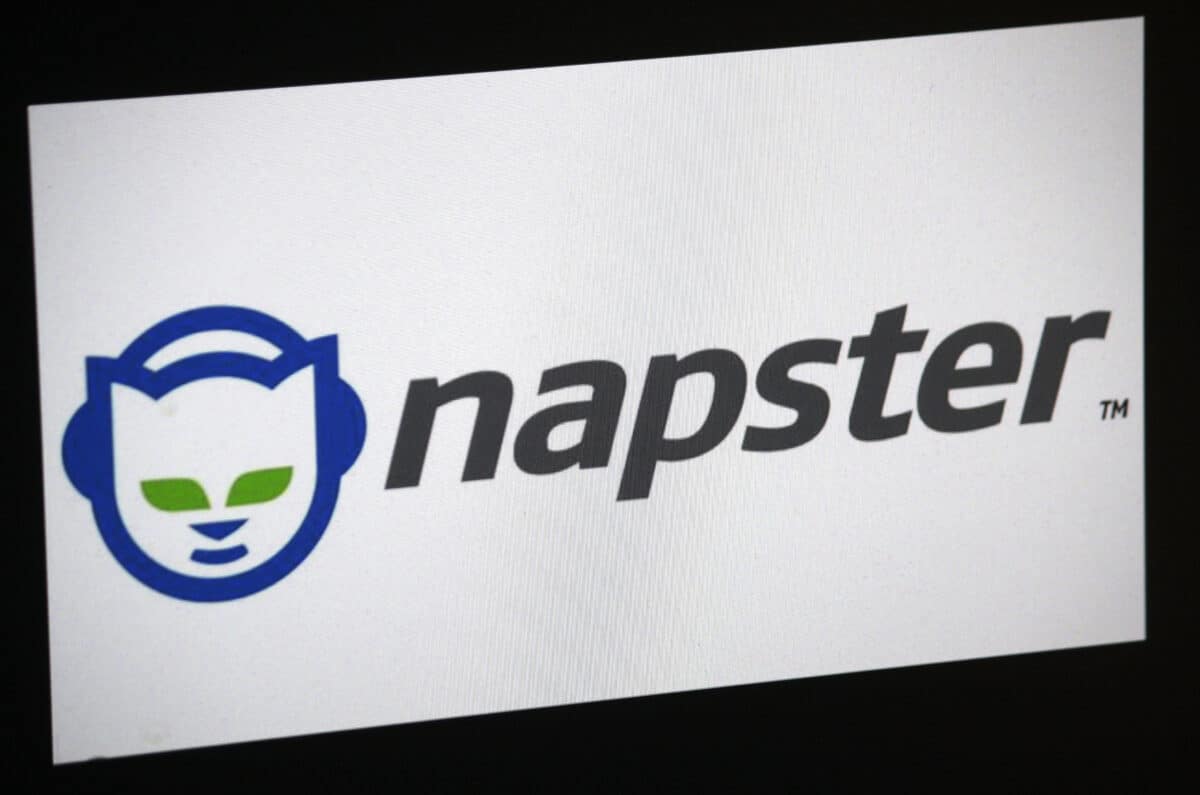 close up of Napster logo