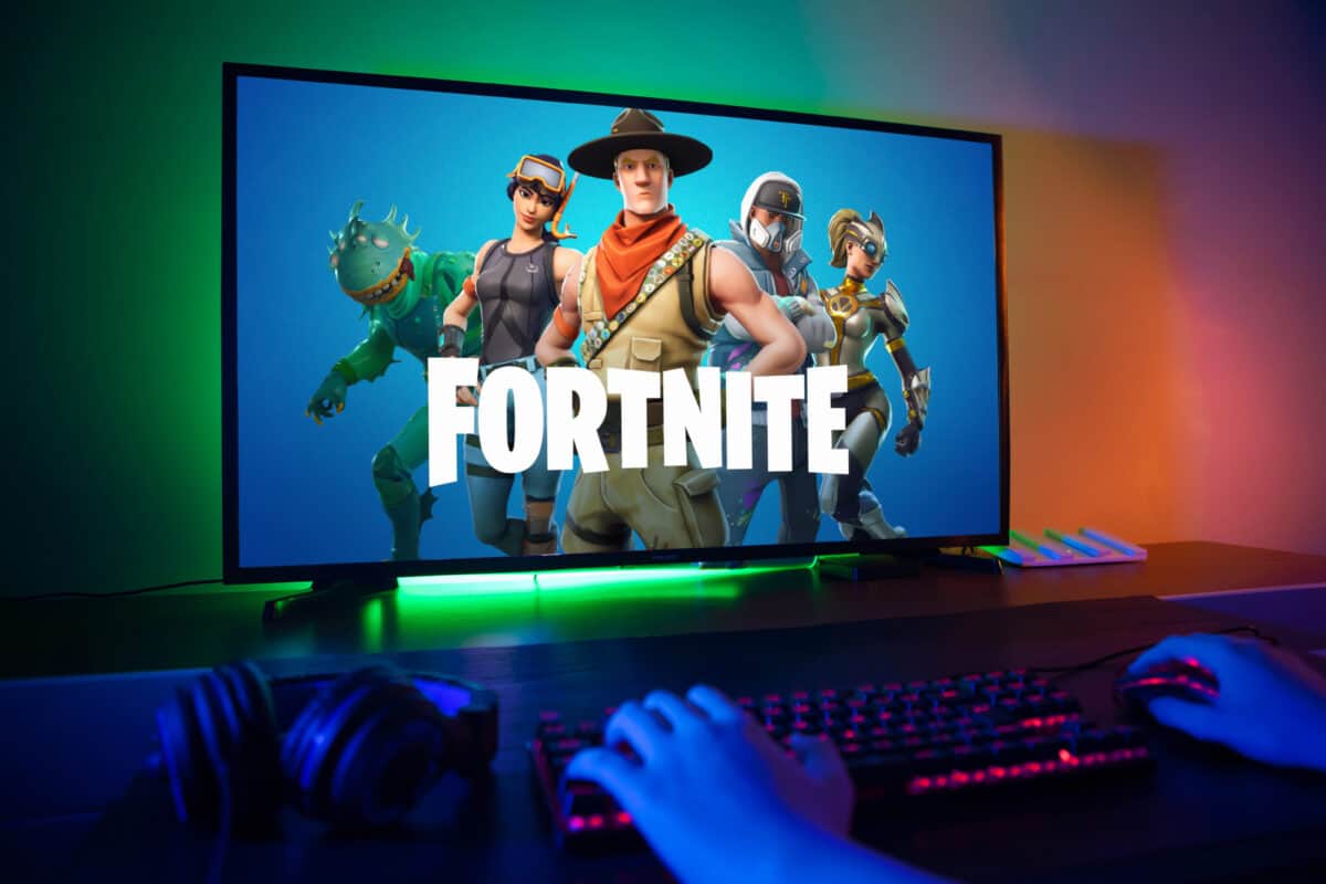 Fortnite on PC computer