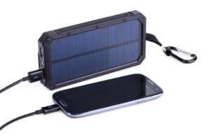 Solar powered battery pack