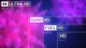 8k 4k ultra high quad full HD TV monitor high resolution