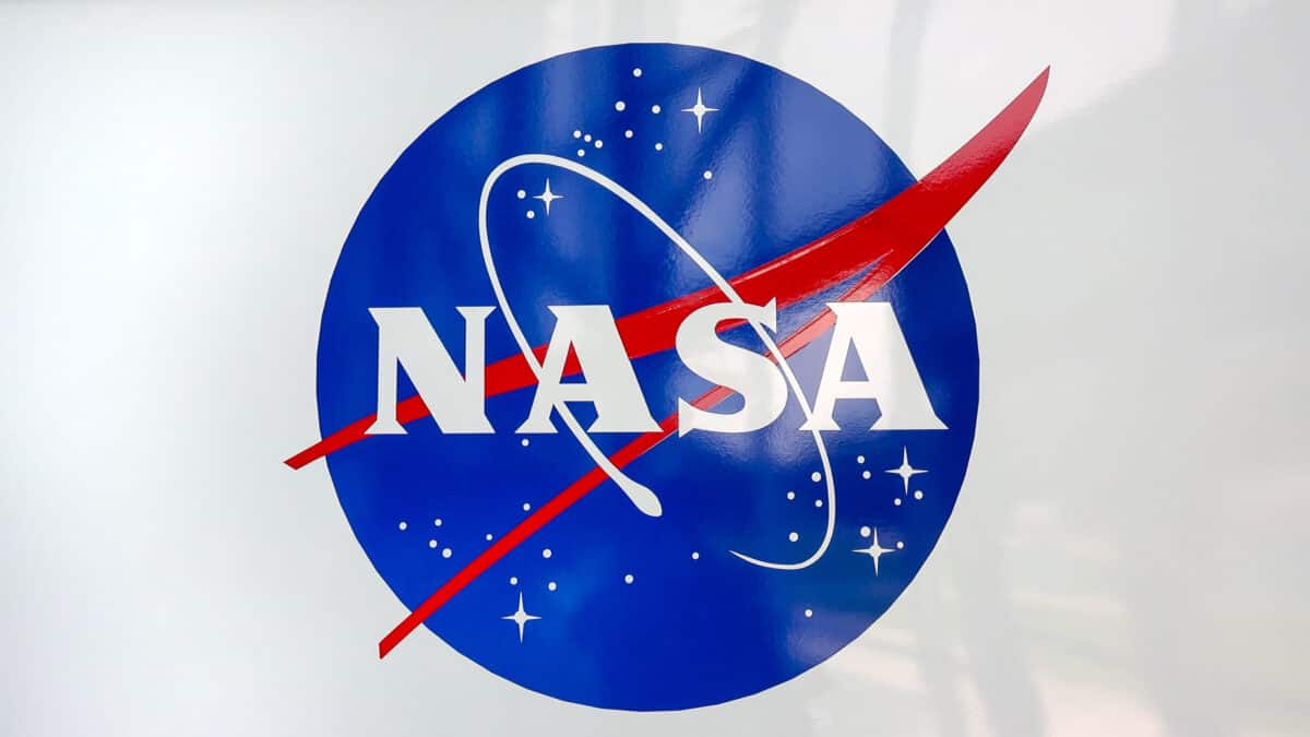 Rocket On Nasa Logo