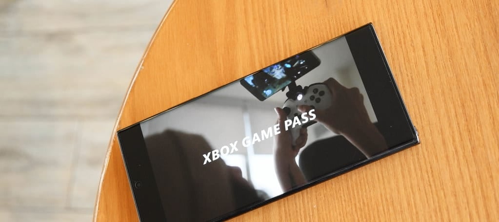 Xbox Game Pass on smartphone screen