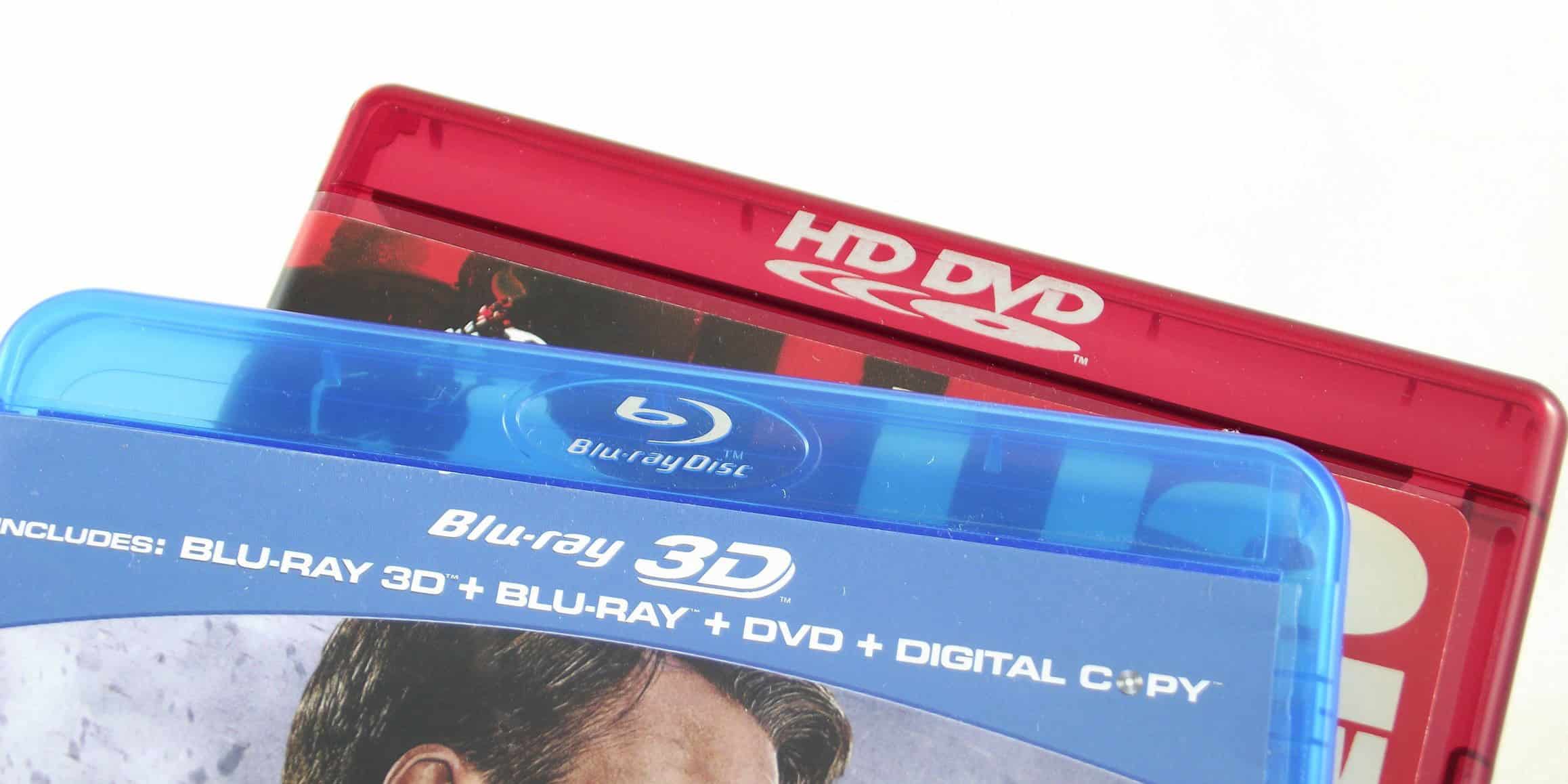 cases for HD DVD and Blue-Ray