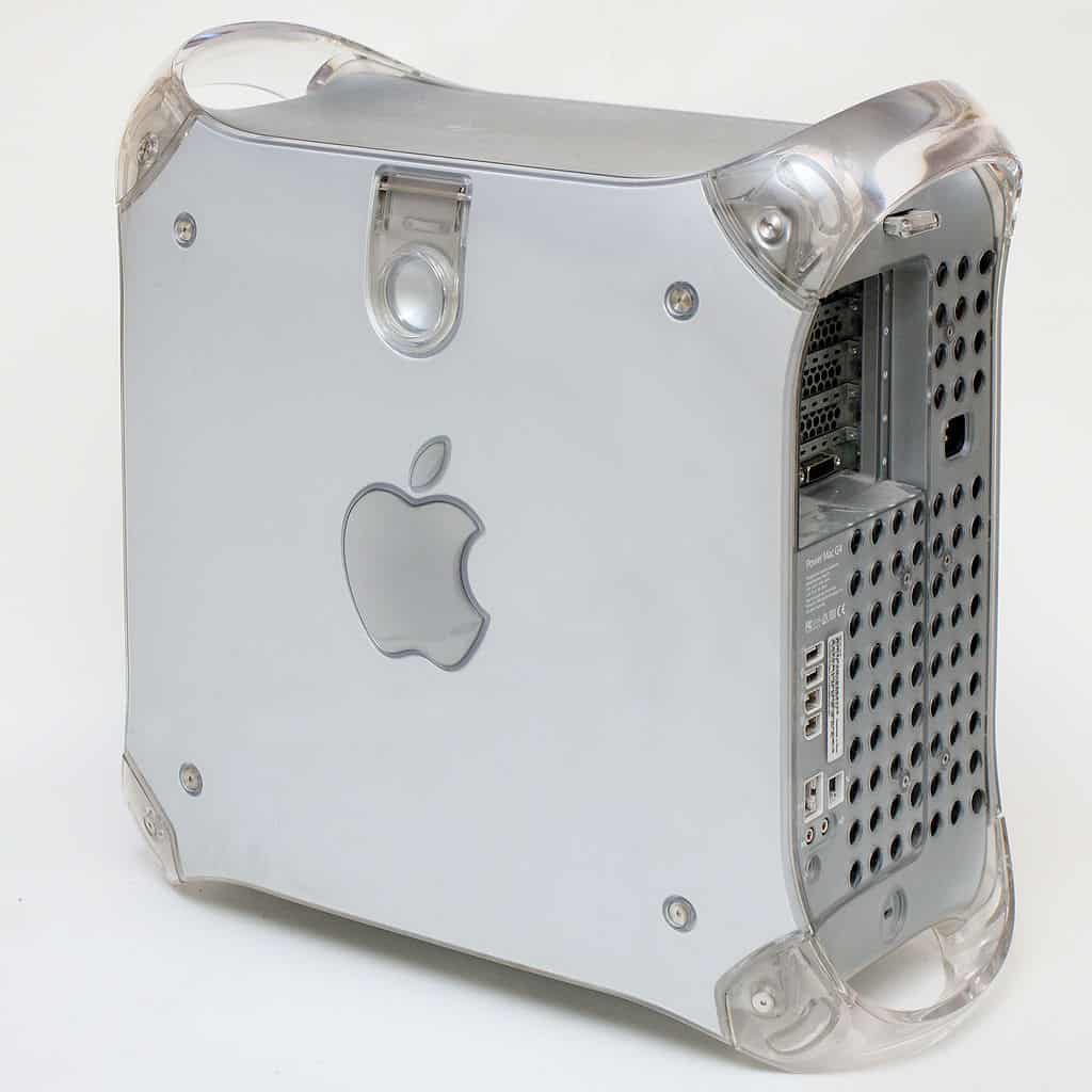 side view of PowerMac G4
