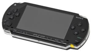 Psp-1000 An original model PlayStation Portable (PSP-1000) handheld games console.