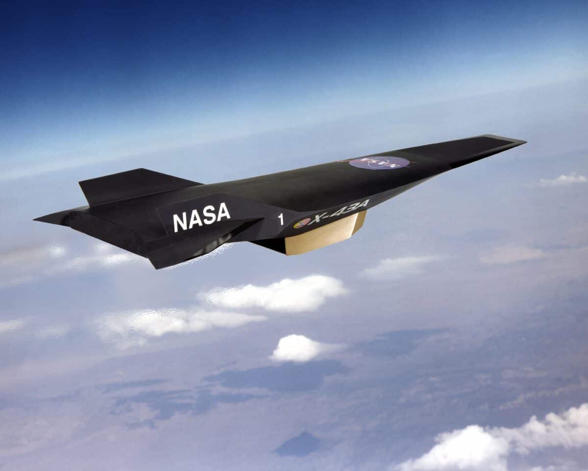 NASA X-43 jet plane