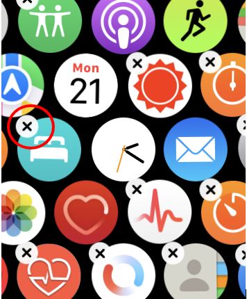 delete apps on apple watch