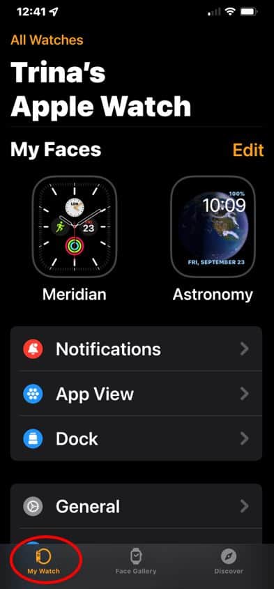delete apps on apple watch