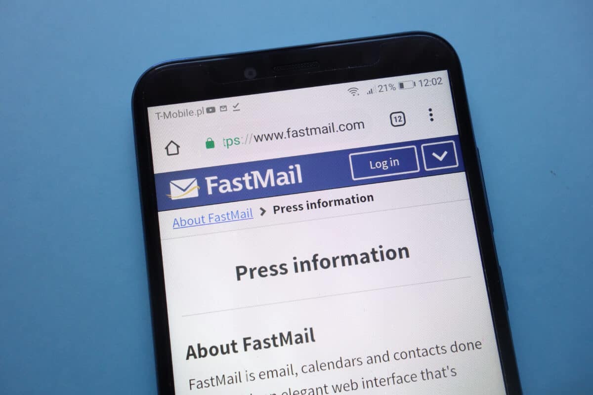 FastMail email
