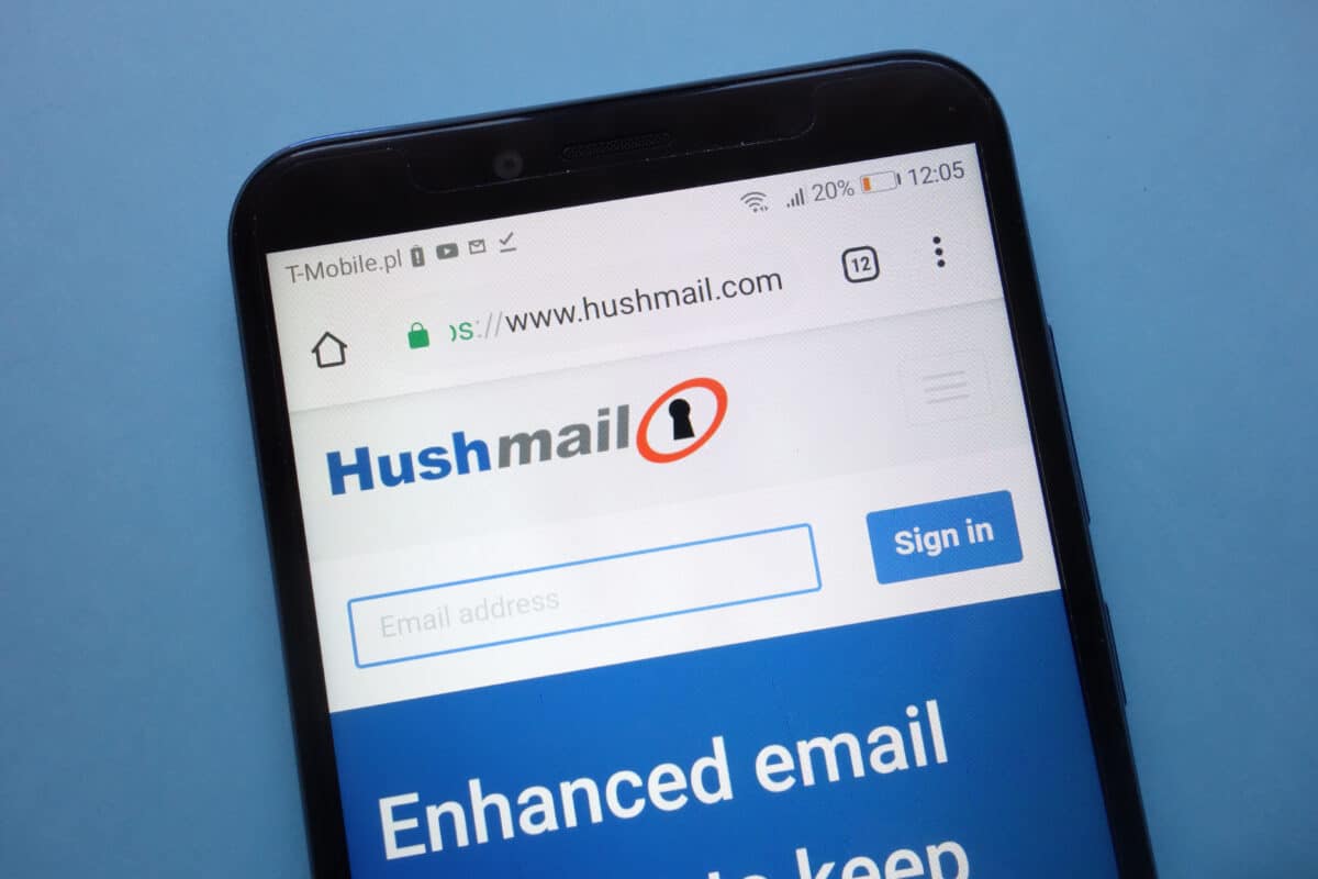 Hushmail email