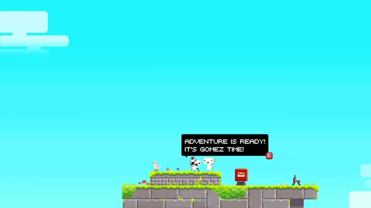 screenshot of FEZ game