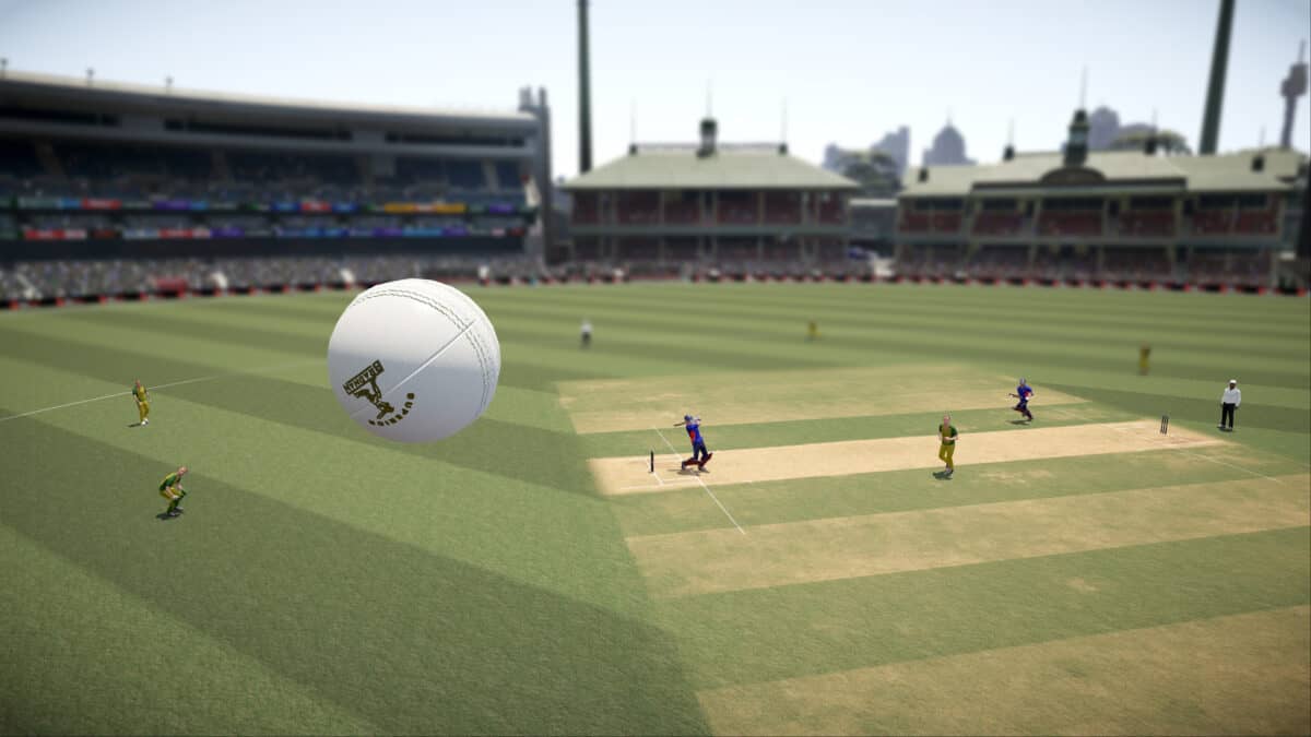 screenshot of Don Bradman Cricket game