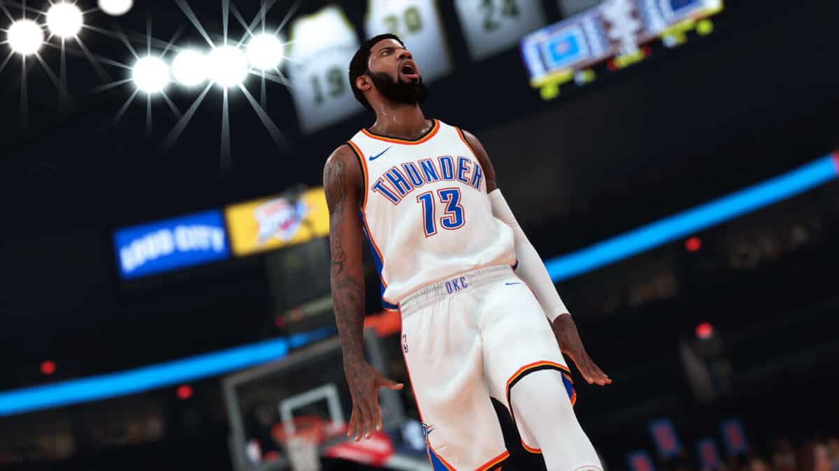 screenshot of NBA 2K19