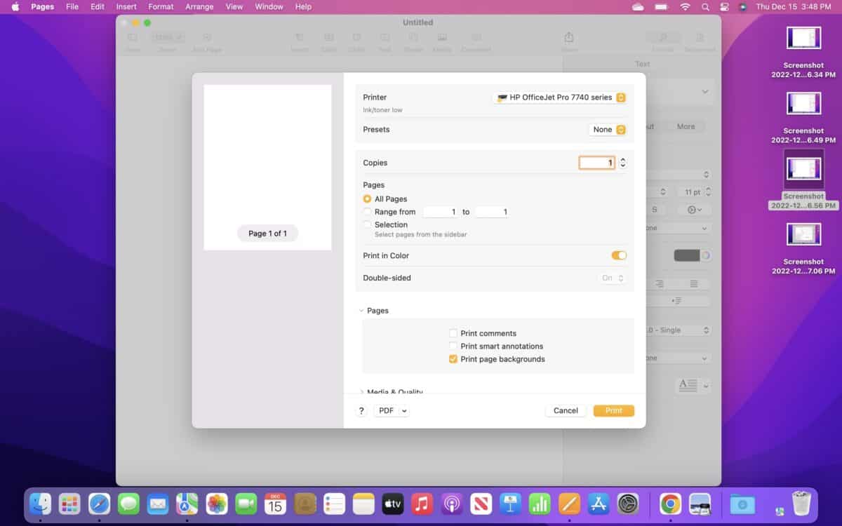 How to Print on a Mac