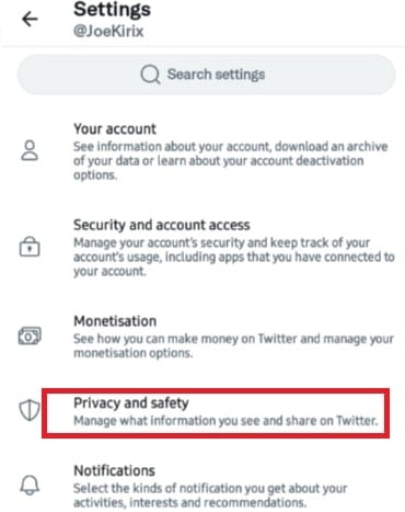 How to change privacy settings on twitter image 12