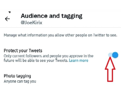 How to change privacy settings on twitter image 14