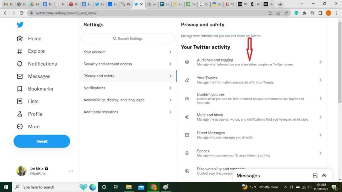 How to change privacy settings on twitter image 5