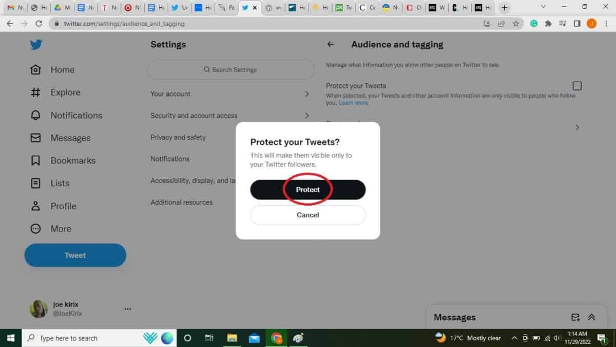 How to change privacy settings on twitter image 7