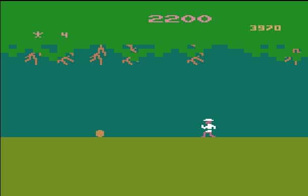 screenshot of Jungle Hunt Atari game