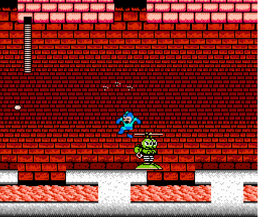 screenshot of Mega Man 2 NES game