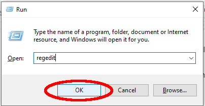 Windows error message steps