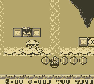 screenshot of Wario Land Super Mario land 3 game