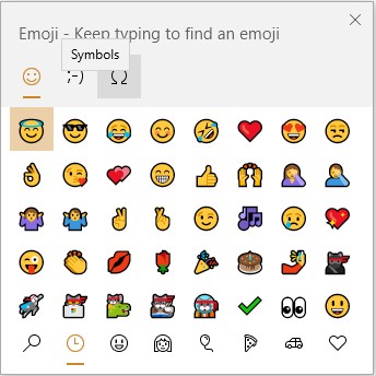windows emoji