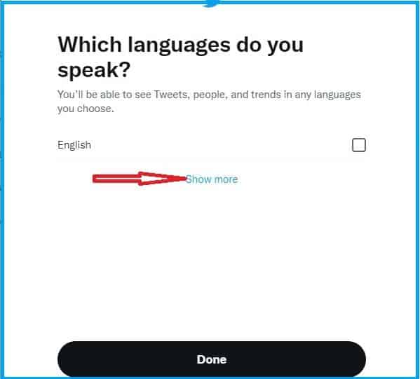 How to change Twitter language