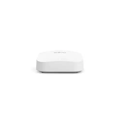 Amazon eero Pro 6E mesh Wi-Fi router | Fast and reliable gigabit + speeds | connect 100+ devices | Coverage up to 2,000 sq. ft. | 2022 release