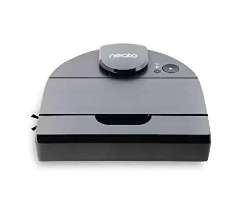 Neato D10 Intelligent Robot Vacuum Cleaner–LaserSmart Nav, Smart Mapping, Cleaning Zones, WiFi Connected, 300-Min Runtime, Powerful Suction, Max Clean, Corners, Pet Hair, XXL Dustbin, Alexa. 945-044...