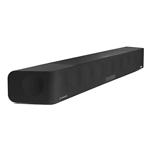 SENNHEISER AMBEO Soundbar Max - Soundbar for TV with 13 Speakers - 5.1.4 Sound Experience with Dolby Atmos & DTS:X, Soundbar for TV - Home Theater Audio with deep 30Hz Bass without extra Subwoofer