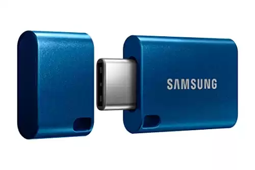 SAMSUNG Type-C™ USB Flash Drive, 128GB, Transfers 4GB Files in 11 Secs w/ Up to 400MB/s 3.13 Read Speeds, Compatible w/ USB 3.0 / 2.0, Waterproof, 2022