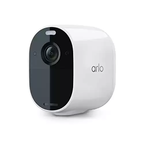 Arlo Essential Spotlight Camera - 1 Pack - Wireless Security, 1080p Video, Color Night Vision, 2 Way Audio, Wire-Free, Direct to WiFi No Hub Needed, Works with Alexa, White - VMC2030