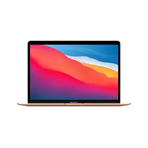 Apple 2020 MacBook Air Laptop M1 Chip, 13" Retina Display, 8GB RAM, 256GB SSD Storage, Backlit Keyboard, FaceTime HD Camera, Touch ID. Works with iPhone/iPad; Gold