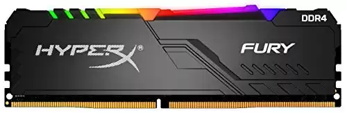 HyperX Fury RGB (4 x 16GB) 64GB 3000MHz DDR4 CL16 DIMM (Kit of 4) 1Rx8 HX430C16FB4AK4/64