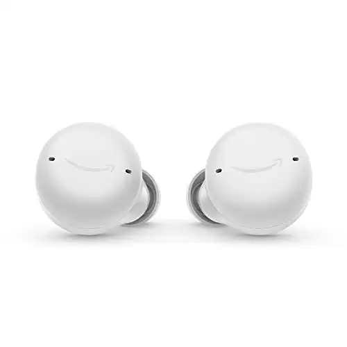 Echo Buds (2nd Gen) | True wireless earbuds with active noise cancellation and Alexa | Glacier White
