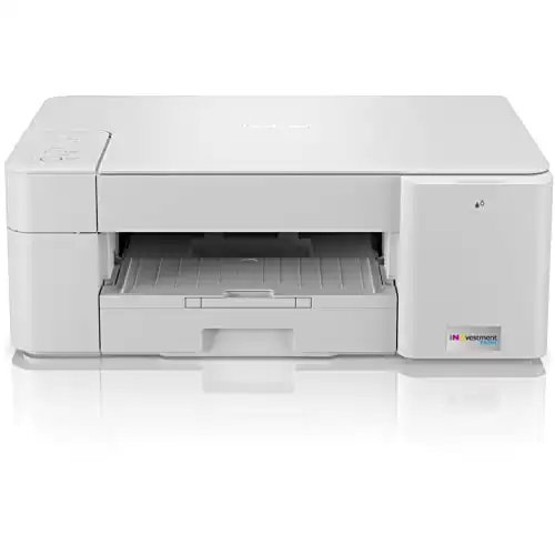 Brother MFC-J1205W INKvestment-Tank Wireless Multi-Function Color Inkjet Printer with Up to 1-Year in Box,white
