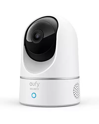 eufy security Solo IndoorCam P24, 2K, Pan & Tilt, Indoor Security Camera, Wi-Fi Plug-in Camera, Human & Pet AI, Voice Assistant Compatibility, Night Vision, Motion Tracking, HomeBase not Compa...