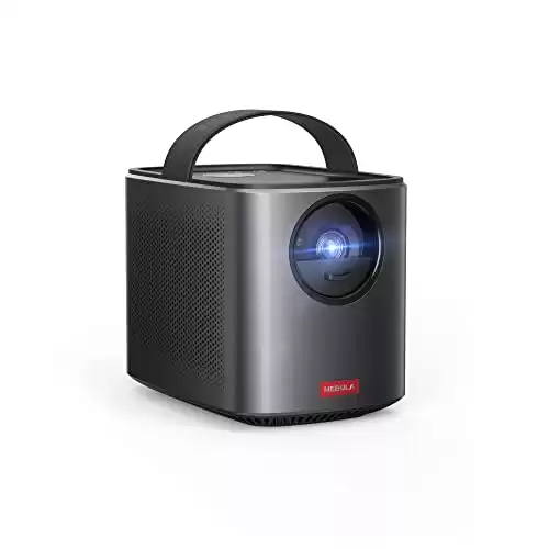 Outdoor Projector, Anker NEBULA Mars II Pro 500 ANSI Lumen Portable Projector, Native 720P, 40-100 Inch Image TV Projector, Movie Projector with WiFi and Bluetooth, 3Hr Video Playtime, Watch Anywhere