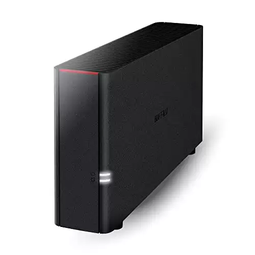 BUFFALO LinkStation 210 2TB 1-Bay NAS Network Attached Storage with HDD Hard Drives Included NAS Storage That Works as Home Cloud or Network Storage Device for Home