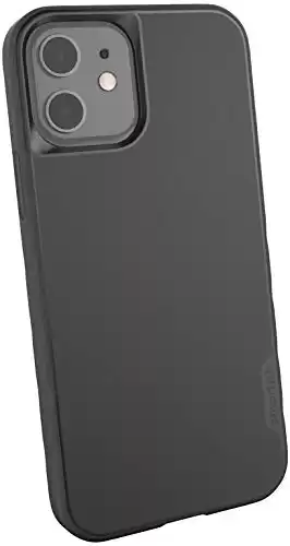 Smartish iPhone 12/12 Pro Slim Case - Kung Fu Grip - Black [Discontinued] (See Newer Version Below)
