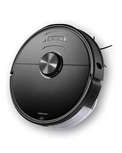 roborock S6 MaxV Robot Vacuum and Mop with Dual Cameras, Recognize and Avoids Obstacles, 2500Pa Strong Suction, Smart Mapping, Advanced Night Vision, Good for Pet Hair