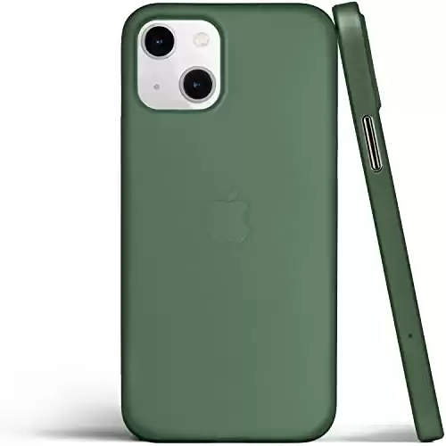 totallee Thin iPhone 14 Case, Thinnest Cover Ultra Slim Minimal - for Apple iPhone 14 (2022) (Green)
