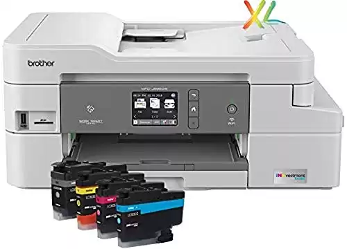Brother INKvestmentTank Inkjet Printer, MFC-J995DW XL, Extended Print, Color All-in-One Printer, Mobile Printing Duplex Printing, Upto 2-Years Ink-in-Box