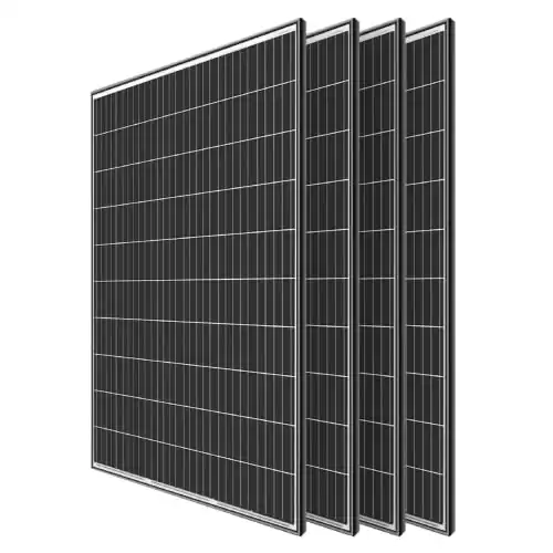Renogy 4pcs Solar Panel Kit 320W 24V Monocrystalline Off Grid for RV Boat Shed Farm Home House Rooftop Residential Commercial House，4 Pieces