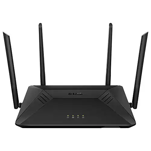 D-Link WiFi Router, AC1750 Wireless Internet for Home Gigabit Streaming & Gaming Smart Dual Band MU-MIMO Parental Controls QoS (DIR-867-US), Black